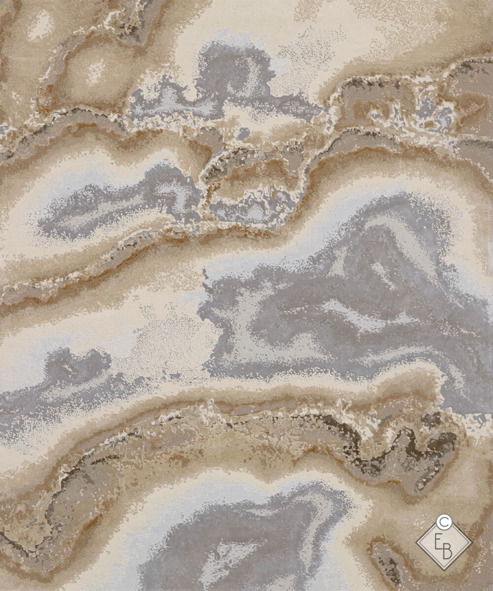 Tapis de luxe design et haut de gamme sur mesure • Bijagos Dusk