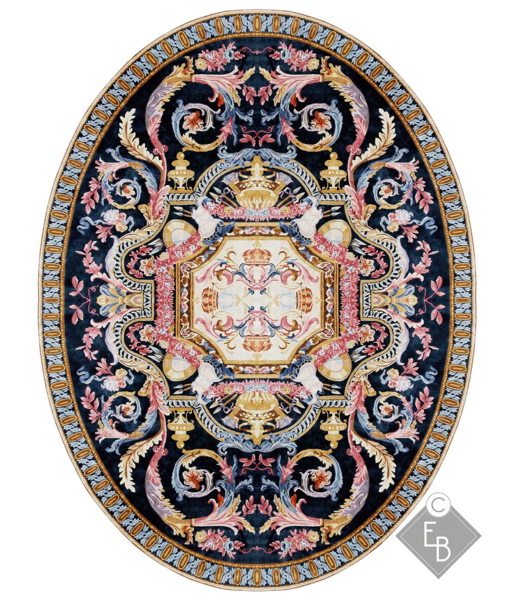 Tapis de luxe design et haut de gamme sur mesure • Fontainebleau