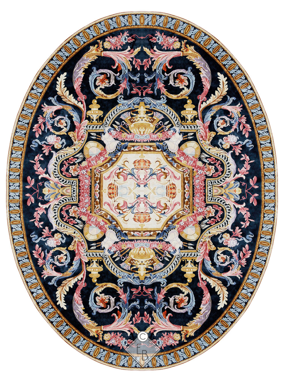 Tapis de luxe design et haut de gamme sur mesure • Fontainebleau