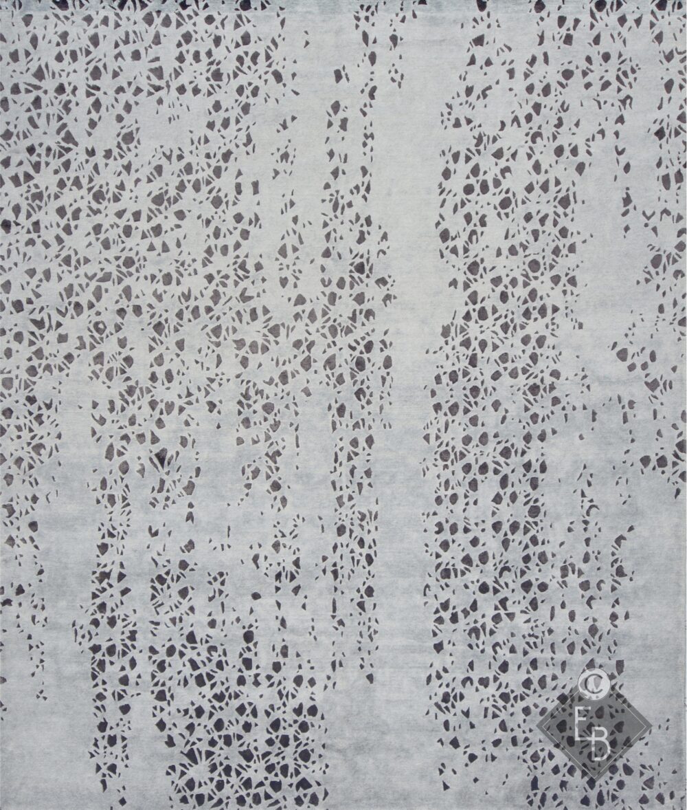 Tapis de luxe design et haut de gamme sur mesure • Rain Drop