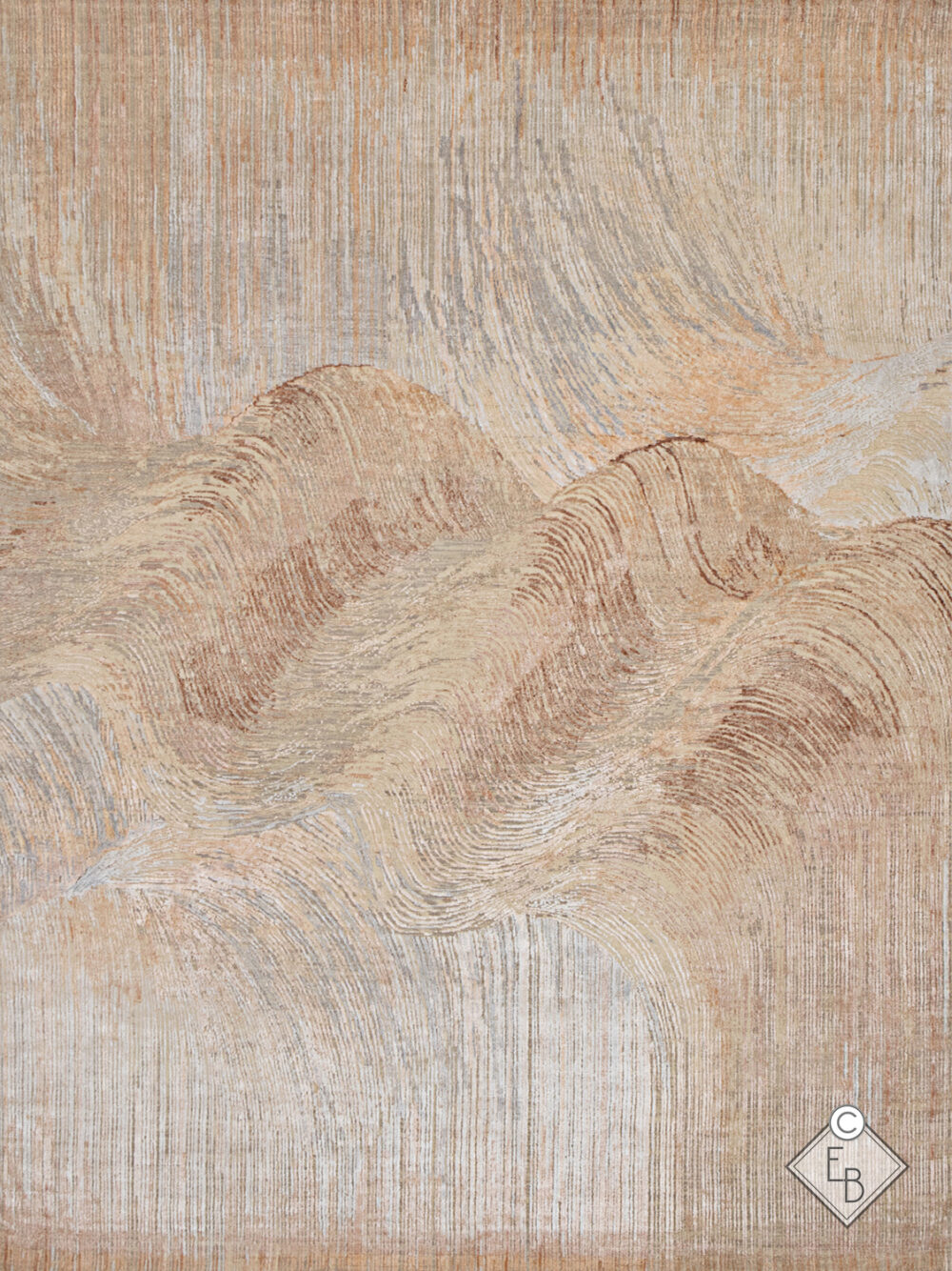 Tapis de luxe design et haut de gamme sur mesure • RIPPLE